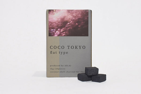 COCO TOKYO シーシャ チャコール 炭 フラット 1kg 120個入