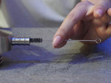 画像をギャラリービューアに読み込む, deeep 【研】KEN シーシャ お掃除 ブラシ 8点セット ガラスの水垢落とし ワイヤーフレキシブルブラシ 3mmクリーンボール600個付き 収納バッグ チューブブラシ ブラック