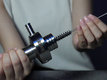 画像をギャラリービューアに読み込む, deeep 【研】KEN シーシャ お掃除 ブラシ 8点セット ガラスの水垢落とし ワイヤーフレキシブルブラシ 3mmクリーンボール600個付き 収納バッグ チューブブラシ ブラック