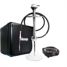 画像をギャラリービューアに読み込む, deeep 禅(ZEN) シーシャ ハードケース チャコールバーナーセット