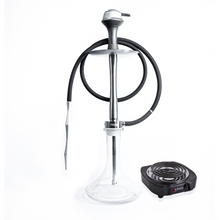 画像をギャラリービューアに読み込む, deeep 禅(ZEN)チャコールバーナー付 シーシャセット