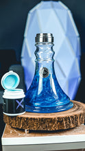 تحميل الصورة إلى عارض المعرض، شيشة Xschischa بلون أزرق لامع