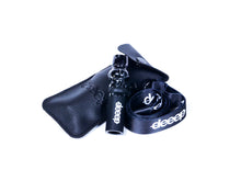 Load image into Gallery viewer, deeep Original Shisha Mouthpiece Resin PU Leather Case Strap Black