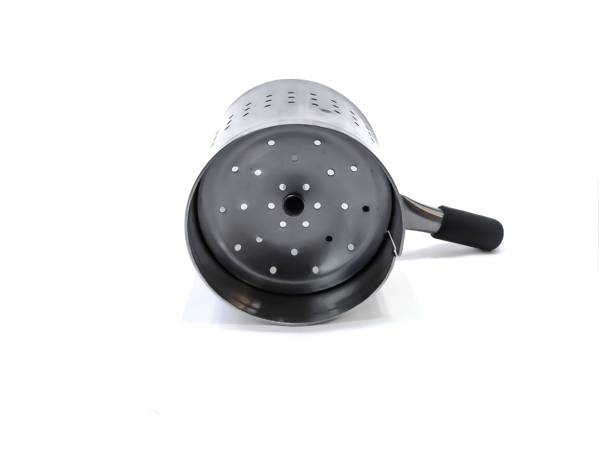 Turkish Lid Charcoal Holder (Coal Holder) Shisha Exclusive Parts Silver