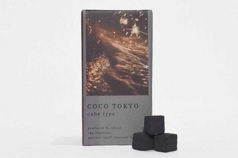 COCO TOKYO Shisha Charcoal Cubes 1kg 96pcs