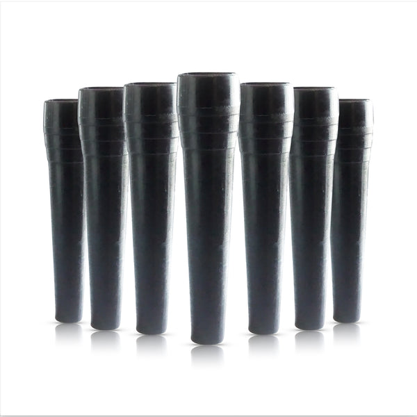 【deeep】All Black 使い捨て シーシャ用 マウスピース 業務用 100個入り シーシャ店舗向け ブラック M 5号 5.8cm