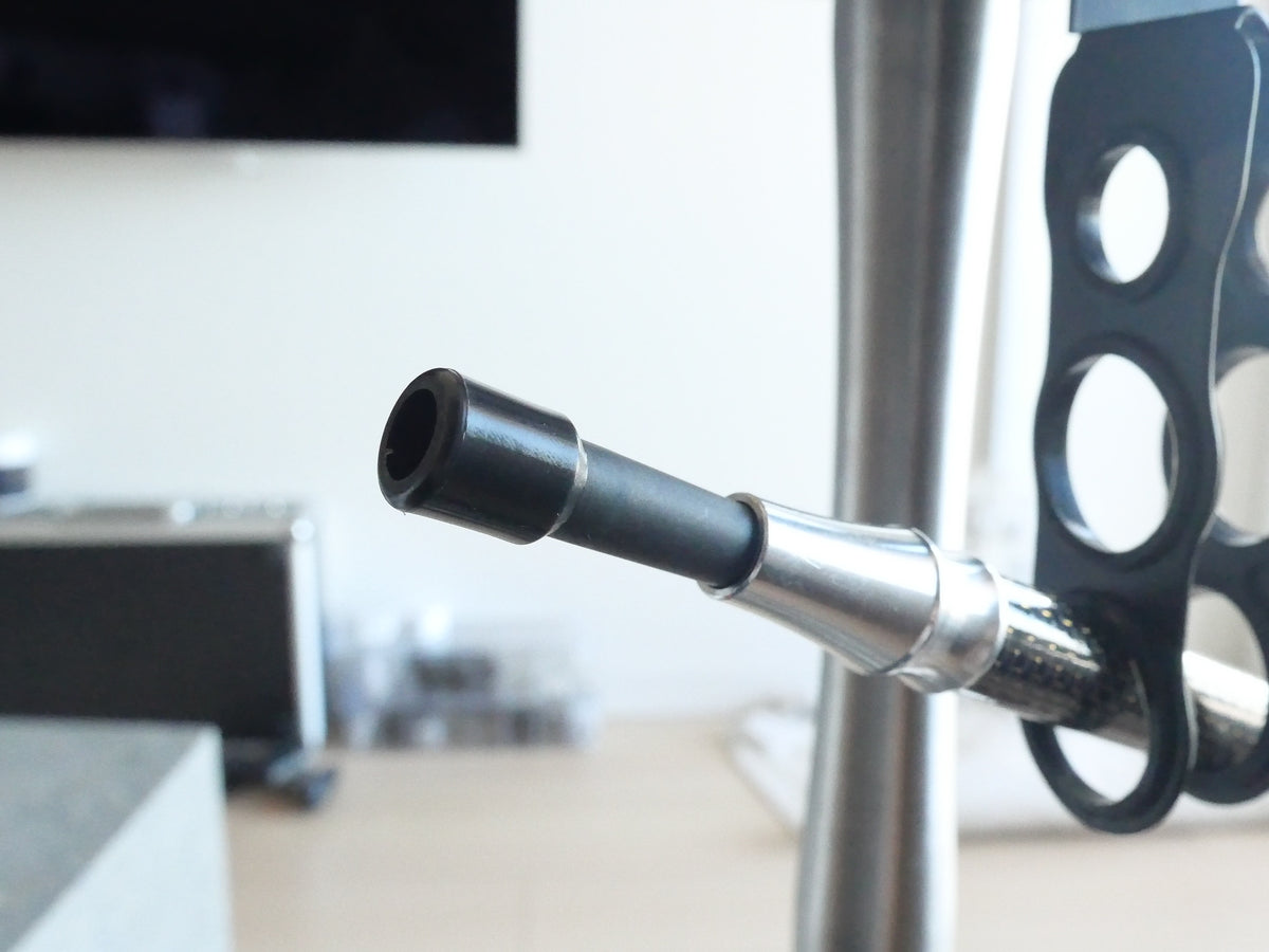 [deeep] All Black Disposable Shisha Mouthpieces for Commercial Use, Pack of 50, for Shisha Shops, Black, L, No. 6, 8.8cm 
