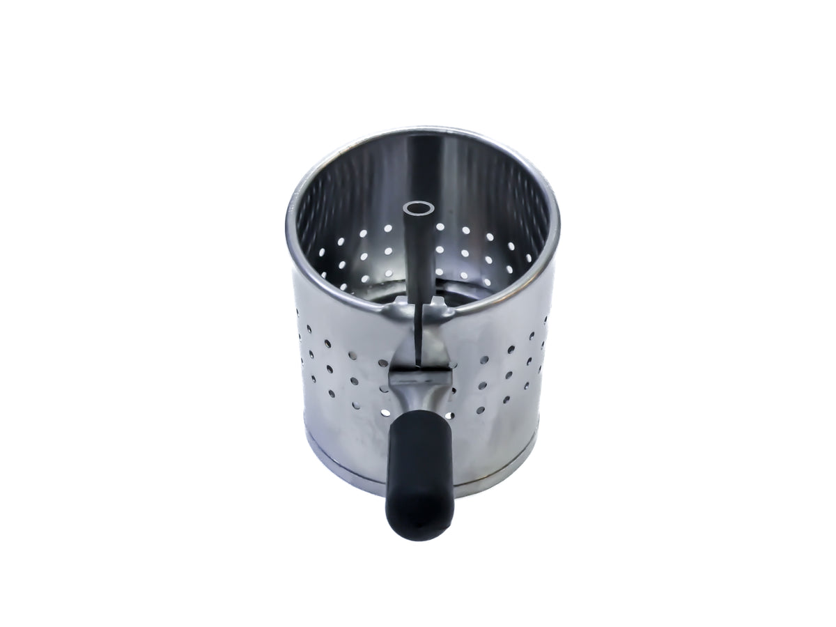 Turkish Lid Charcoal Holder (Coal Holder) Shisha Exclusive Parts Silver