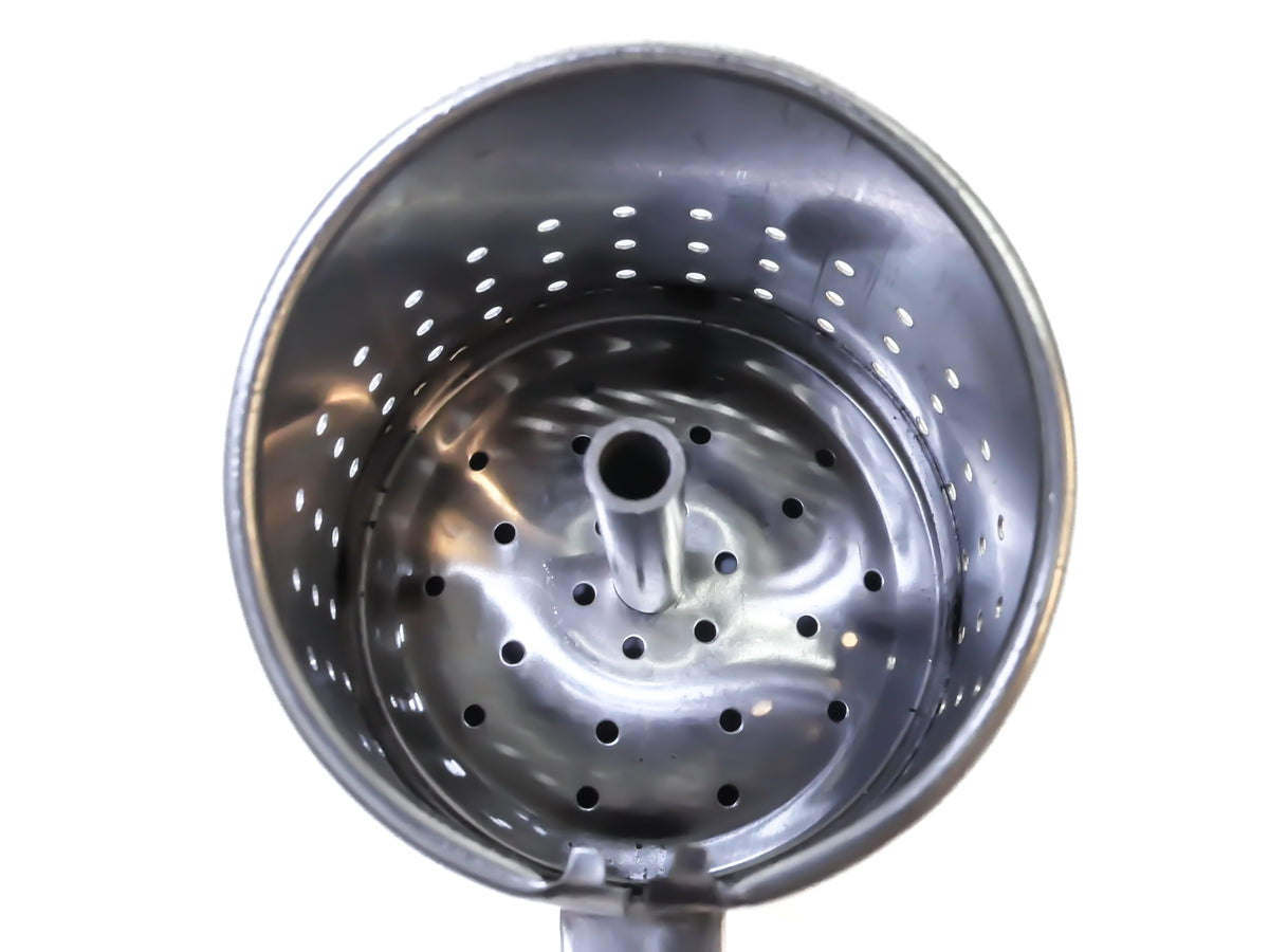 Turkish Lid Charcoal Holder (Coal Holder) Shisha Exclusive Parts Silver
