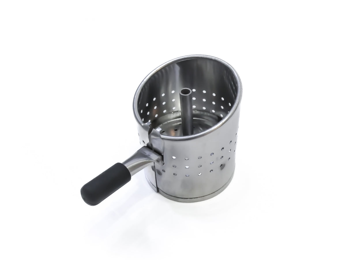 Turkish Lid Charcoal Holder (Coal Holder) Shisha Exclusive Parts Silver