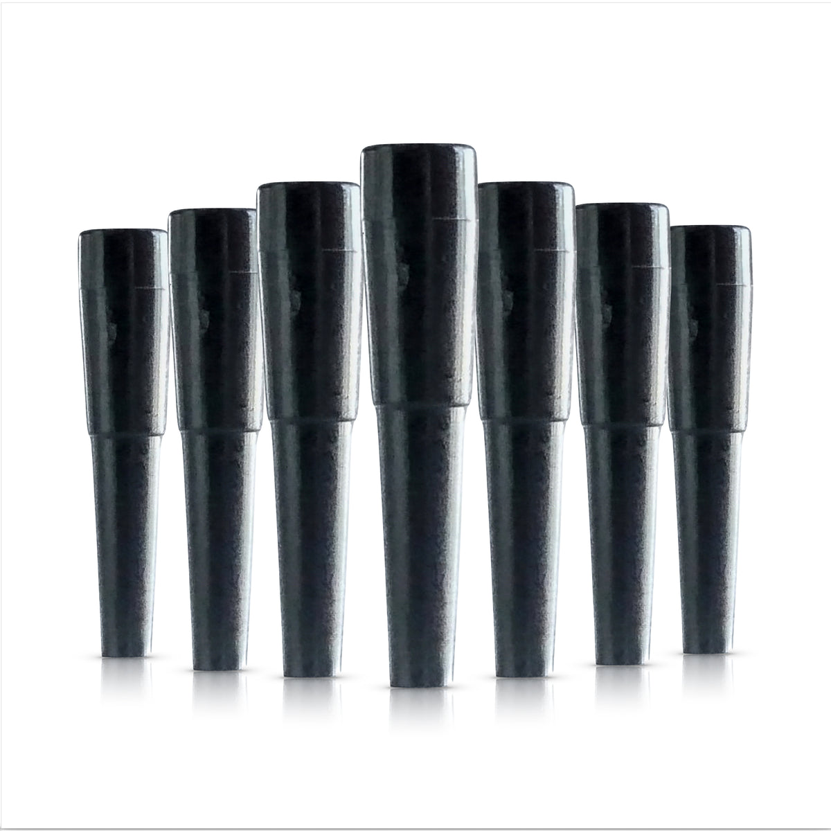 【deeep】All Black 使い捨て シーシャ用 マウスピース 業務用 100個入り シーシャ店舗向け ブラック S 5.3cm