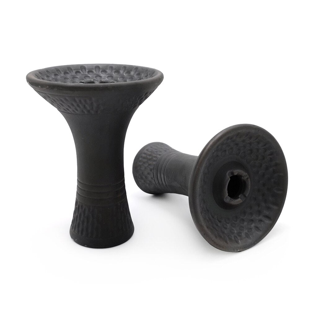 Ceramic bowl (clay top/hagar) Shisha (container for flavor)