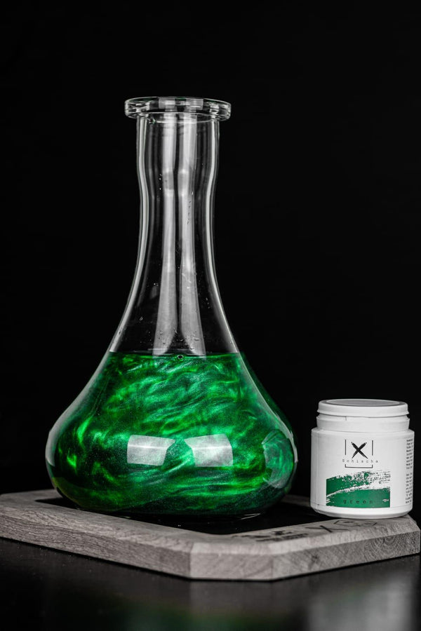 Xschischa シーシャ用カラーパウダー  Green Sparkle グリーン